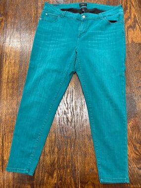 Celebrity Pink Teal Skinny Jeans